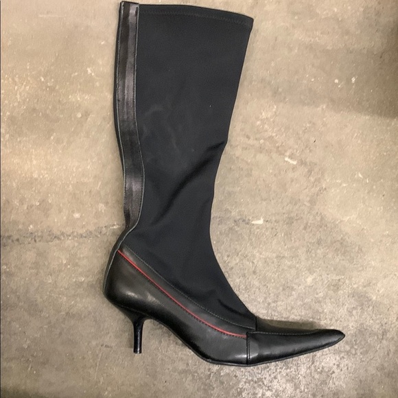 Aldo y2k pointy toe kitten heels Black Women's Boots - Picture 1 of 6